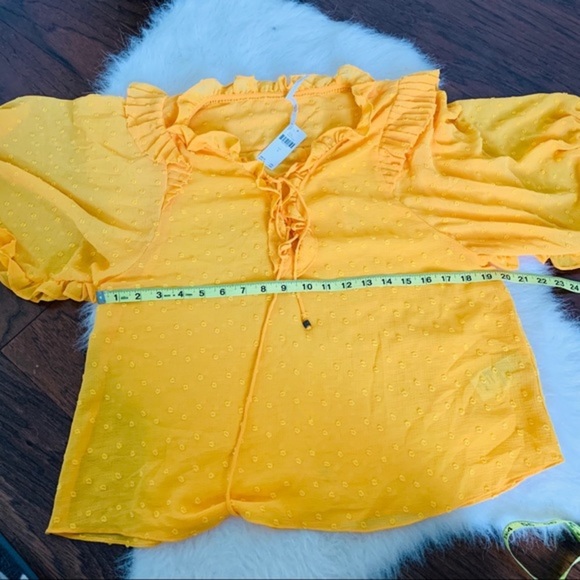 NWT Anthropologie Haida peasant top - Picture 3 of 4